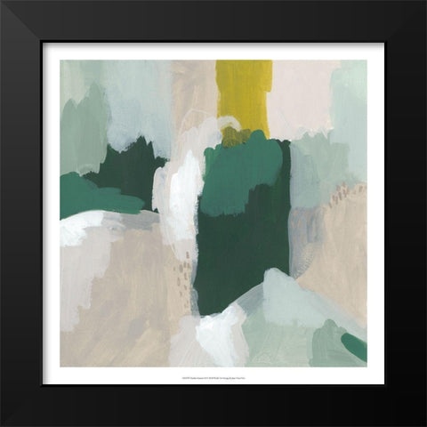 Tundra Summer II Black Modern Wood Framed Art Print by Vess, June Erica