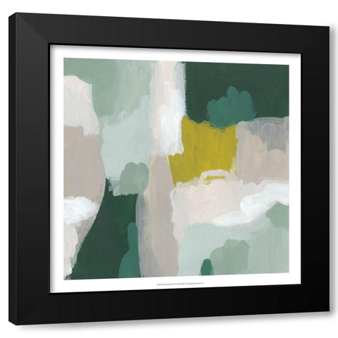 Tundra Summer III Black Modern Wood Framed Art Print with Double Matting by Vess, June Erica