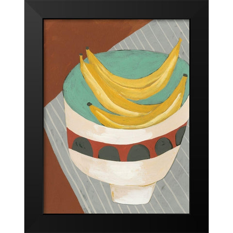 Modern Fruit I Black Modern Wood Framed Art Print by Zarris, Chariklia