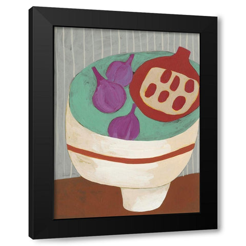 Modern Fruit III Black Modern Wood Framed Art Print with Double Matting by Zarris, Chariklia