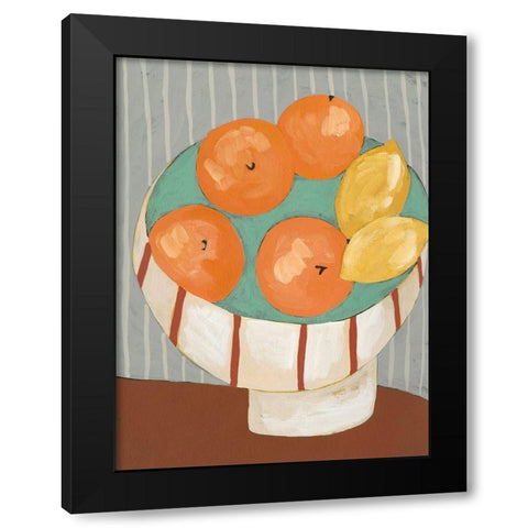 Modern Fruit IV Black Modern Wood Framed Art Print with Double Matting by Zarris, Chariklia