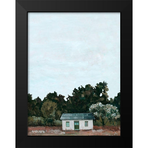 Forest Cottage II Black Modern Wood Framed Art Print by Scarvey, Emma