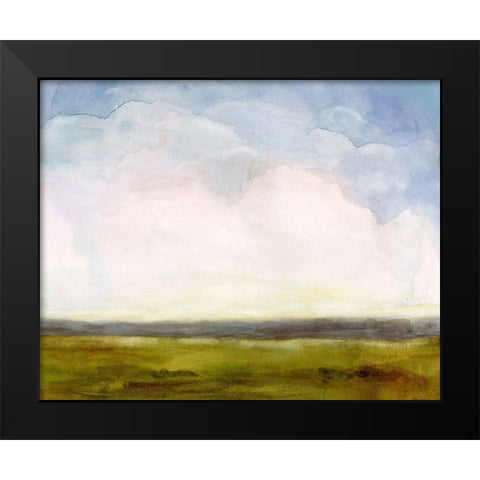 Cumulus Horizon II Black Modern Wood Framed Art Print by Borges, Victoria