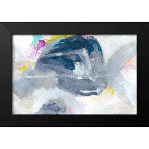 Convection II Black Modern Wood Framed Art Print by Vess, June Erica