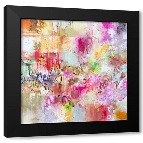 Fiesta I Black Modern Wood Framed Art Print by Gardner, Jennifer