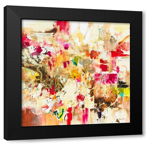 Fiesta II Black Modern Wood Framed Art Print by Gardner, Jennifer