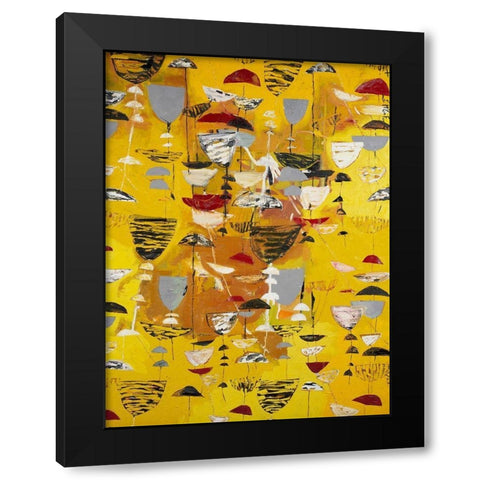 Slate Arrangement II Black Modern Wood Framed Art Print by Ferrell, Erin McGee