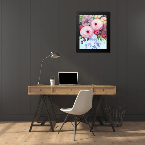 Clarity Blooms II Black Modern Wood Framed Art Print by Popp, Grace