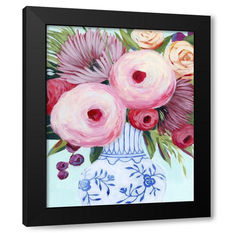 Clarity Blooms II Black Modern Wood Framed Art Print with Double Matting by Popp, Grace