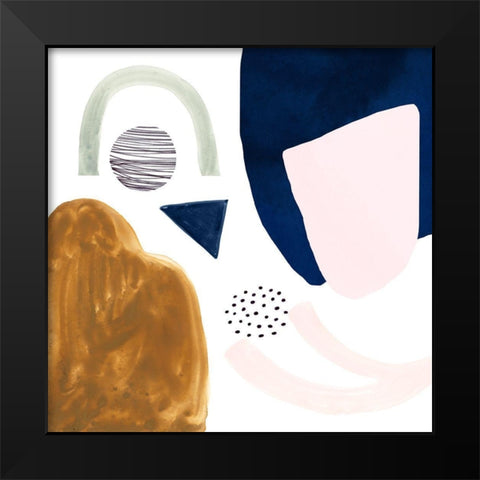 Double Scoop I Black Modern Wood Framed Art Print by Borges, Victoria