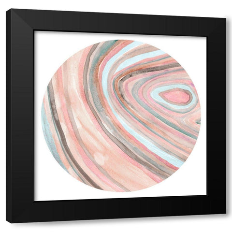 Lost Marbles I Black Modern Wood Framed Art Print with Double Matting by Ludwig, Alicia