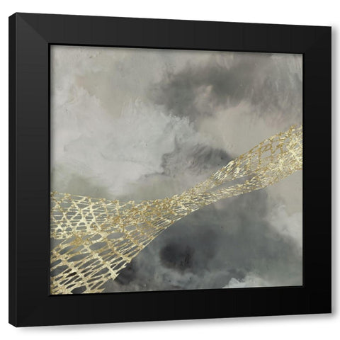 Custom Cloud Matrix I Black Modern Wood Framed Art Print by Goldberger, Jennifer