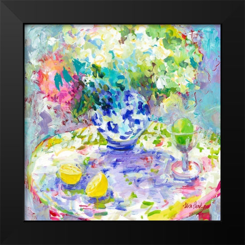 Tutti Frutti III Black Modern Wood Framed Art Print by Grim, Tara Funk