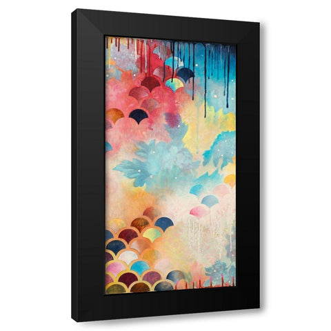 Etiquette II Black Modern Wood Framed Art Print with Double Matting by Robinson, Heather