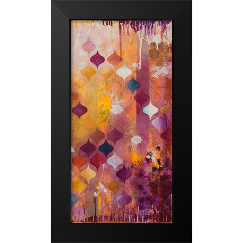 Warm Ambition II Black Modern Wood Framed Art Print by Robinson, Heather