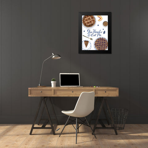 Sweet As Pie II Black Modern Wood Framed Art Print by Popp, Grace