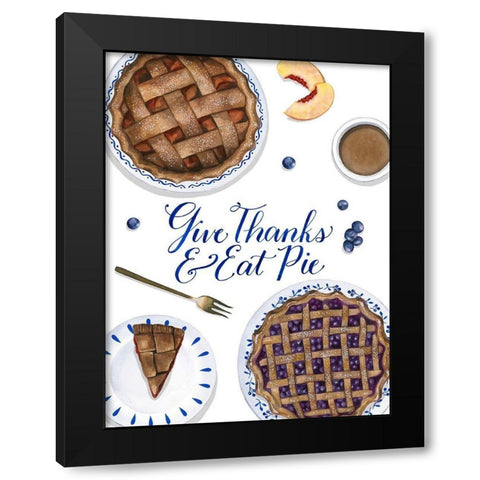Sweet As Pie II Black Modern Wood Framed Art Print by Popp, Grace
