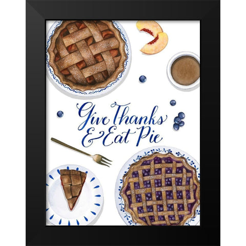 Sweet As Pie II Black Modern Wood Framed Art Print by Popp, Grace