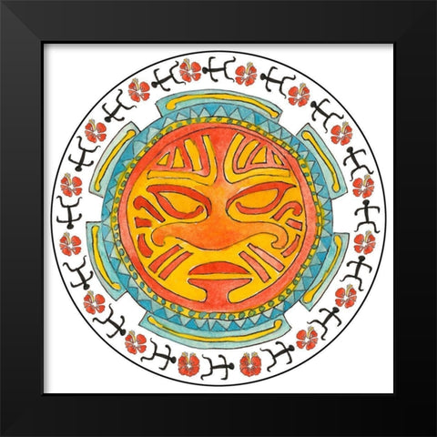 Undersea Luau I Black Modern Wood Framed Art Print by Ludwig, Alicia