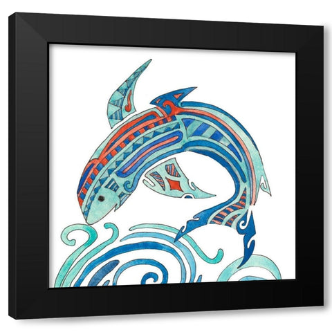 Undersea Luau II Black Modern Wood Framed Art Print by Ludwig, Alicia