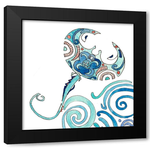 Undersea Luau IV Black Modern Wood Framed Art Print by Ludwig, Alicia