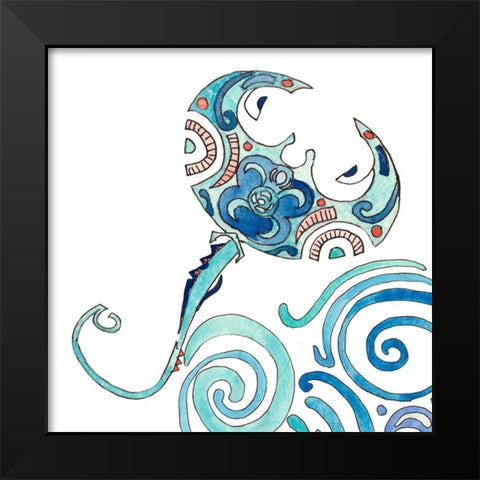 Undersea Luau IV Black Modern Wood Framed Art Print by Ludwig, Alicia
