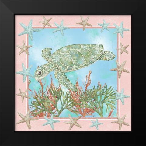 Coastal Life II Black Modern Wood Framed Art Print by Reynolds, Jade