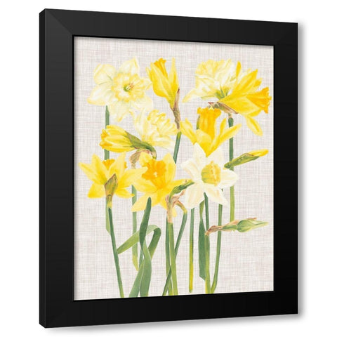 April in Paris I Black Modern Wood Framed Art Print with Double Matting by Miller, Dianne