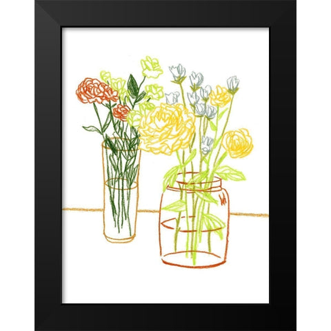 Starting Fresh II Black Modern Wood Framed Art Print by Wang, Melissa