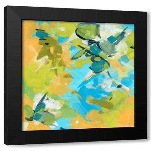 Seasonal Delight III Black Modern Wood Framed Art Print with Double Matting by Wang, Melissa