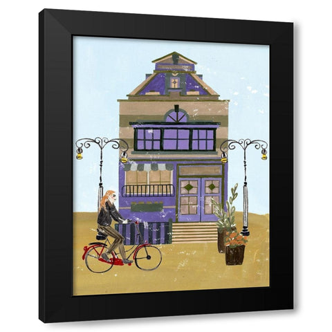 Local Cafe III Black Modern Wood Framed Art Print by Wang, Melissa