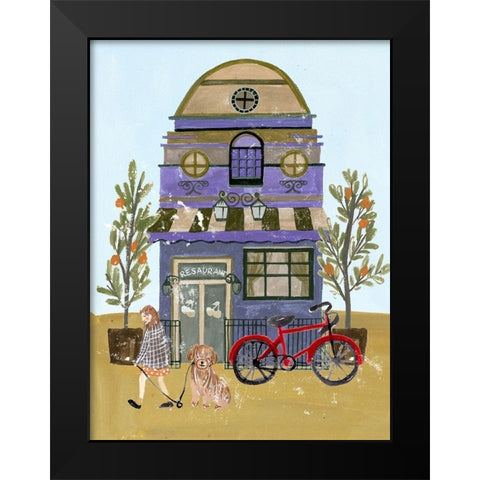 Local Cafe IV Black Modern Wood Framed Art Print by Wang, Melissa