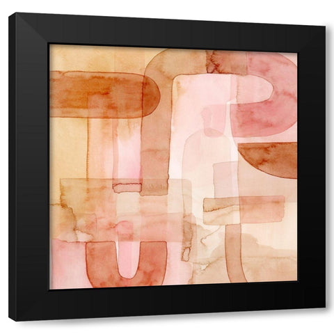 Build Up I Black Modern Wood Framed Art Print with Double Matting by Popp, Grace