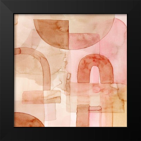 Build Up II Black Modern Wood Framed Art Print by Popp, Grace