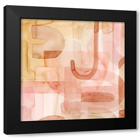 Build Up III Black Modern Wood Framed Art Print by Popp, Grace
