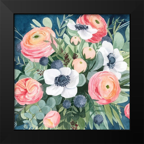 Bewitching Bouquet II Black Modern Wood Framed Art Print by Popp, Grace