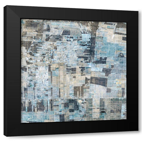 Parcel I Black Modern Wood Framed Art Print by Fagalde, Jarman