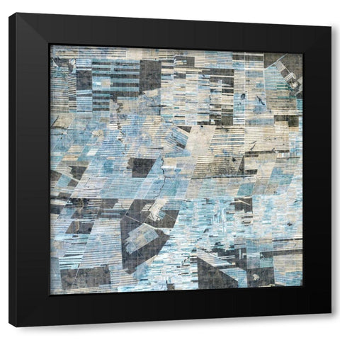Parcel II Black Modern Wood Framed Art Print by Fagalde, Jarman