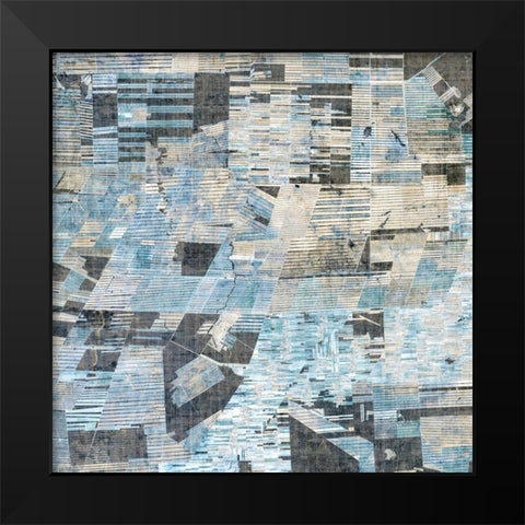 Parcel II Black Modern Wood Framed Art Print by Fagalde, Jarman