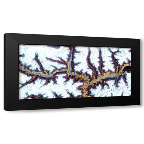 Himalayas I Black Modern Wood Framed Art Print by Ludwig, Alicia