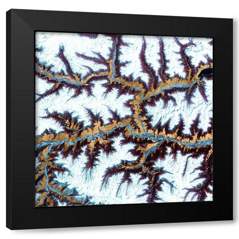 Himalayas III Black Modern Wood Framed Art Print by Ludwig, Alicia