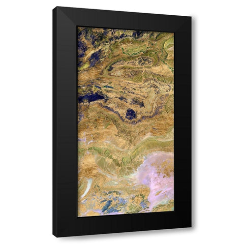 Atlas Mountains II Black Modern Wood Framed Art Print with Double Matting by Ludwig, Alicia