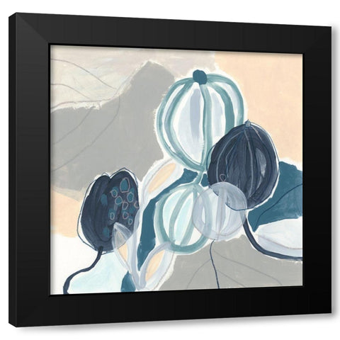 Tropical Song III Black Modern Wood Framed Art Print with Double Matting by Vess, June Erica