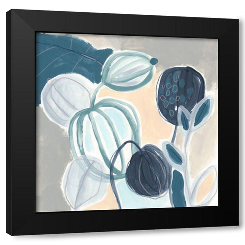 Tropical Song IV Black Modern Wood Framed Art Print by Vess, June Erica