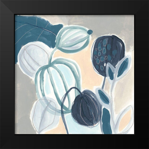Tropical Song IV Black Modern Wood Framed Art Print by Vess, June Erica
