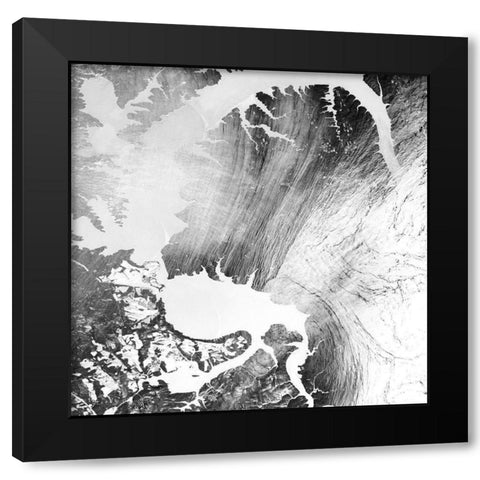 Whirlpool Cloud II Black Modern Wood Framed Art Print by Ludwig, Alicia