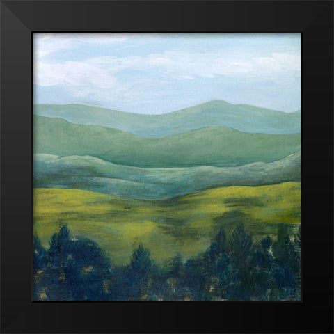 Open Valley II Black Modern Wood Framed Art Print by Popp, Grace