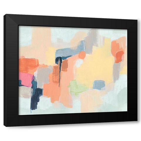 Cartographers Dream II Black Modern Wood Framed Art Print with Double Matting by Vess, June Erica