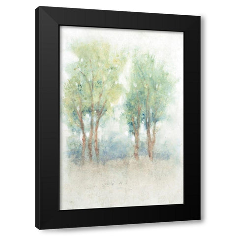 Spontaneous Landscape II Black Modern Wood Framed Art Print with Double Matting by OToole, Tim