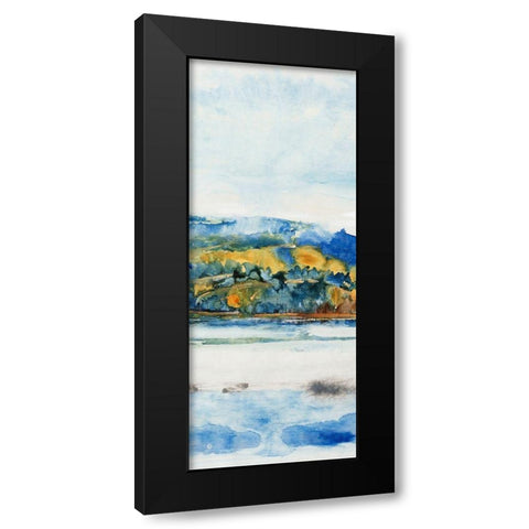 Island Mist II Black Modern Wood Framed Art Print with Double Matting by OToole, Tim